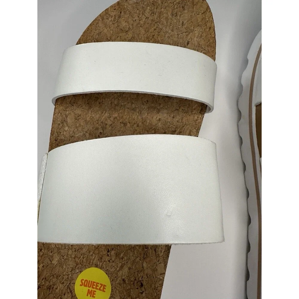 REEF  Vista Hi Platform Sandal Women's White Size 9 NWOT REEF
